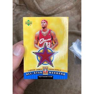 03-04 Lebron James Rookie Jersey Card